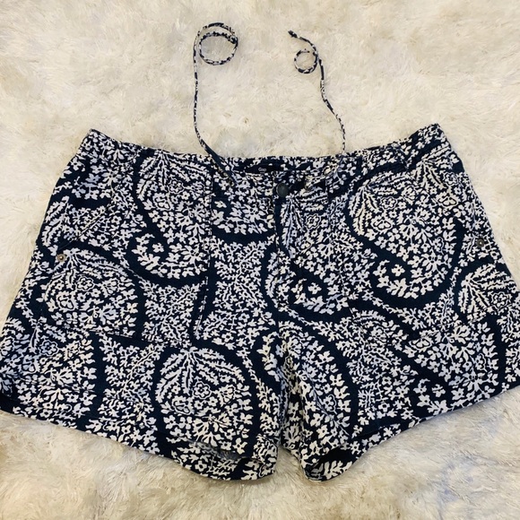 GAP Pants - GAP Navy Paisley Shorts